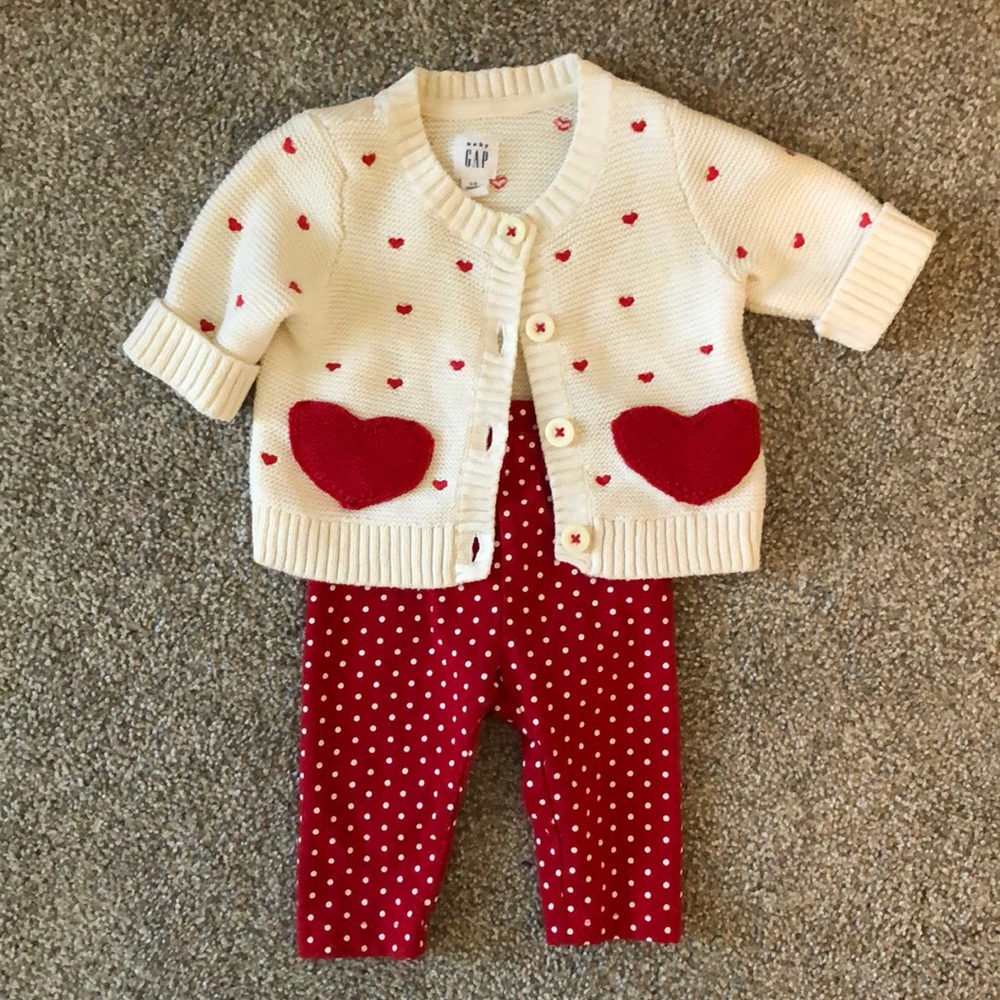 Baby Gap Heart Outfit